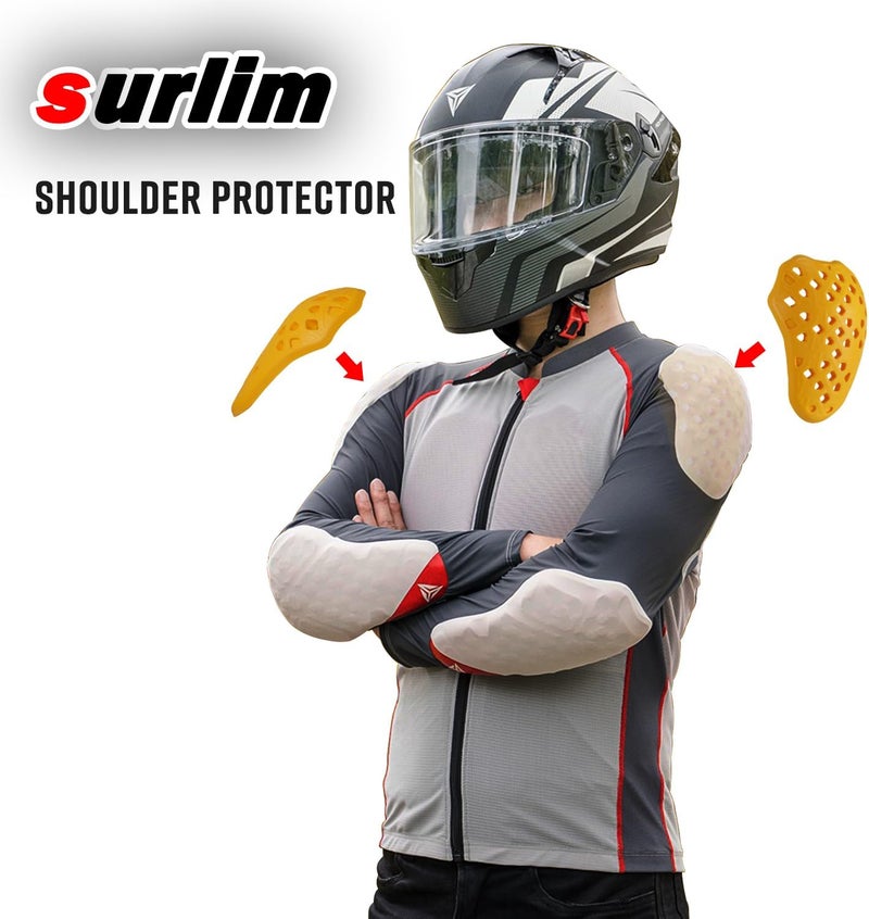 surlim CE Level 2 Motorcycle Armor Motorcycle Protector CE Armor for Motorcycle Jackets Pants Inserts Pads - Image 4